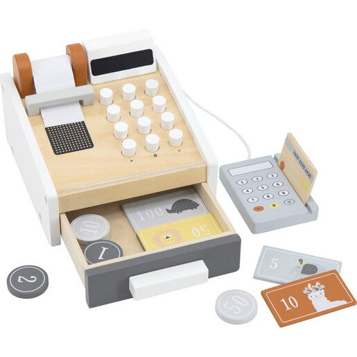 Tryco Drvena kasa i aparat za bankovne kartice