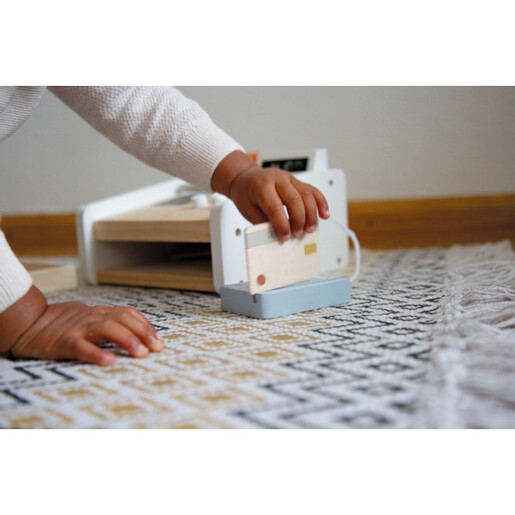 Tryco Drvena kasa i aparat za bankovne kartice