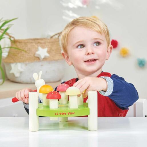 Le Toy Van ｜Drvena igračka sa čekićem – Mr Mushroom