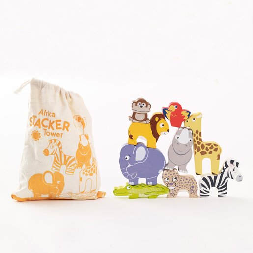 Le Toy Van  Drvene životinjice za slaganje Afrika