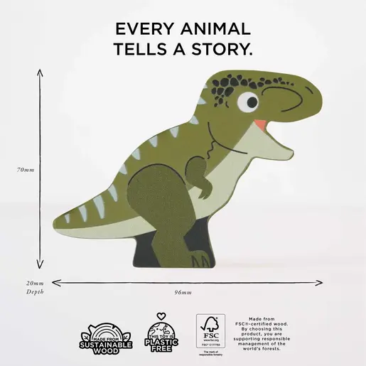 Le Toy Van  Drvene životinjice za slaganje Jurassic