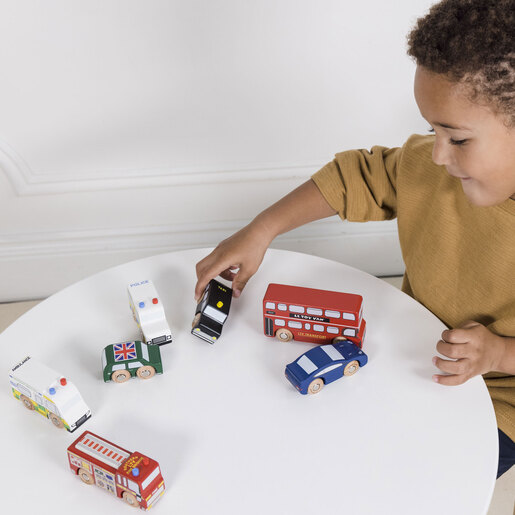 Le Toy Van  Set drvenih autića - London