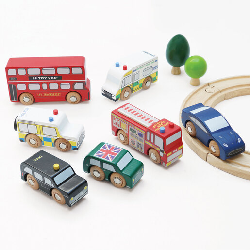 Le Toy Van  Set drvenih autića - London