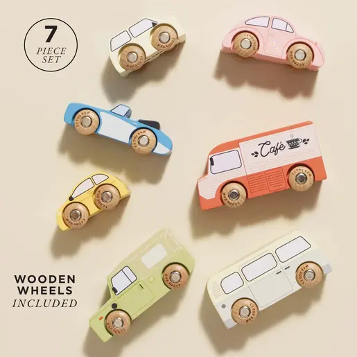 Le Toy Van  Set drvenih autića - Vintage