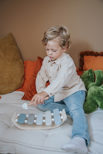 Label Label Drveni Ksilofon - Blue