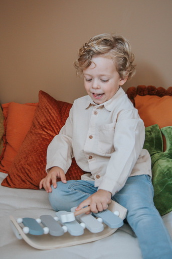 Label Label Drveni Ksilofon - Blue