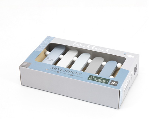 Label Label Drveni Ksilofon - Blue