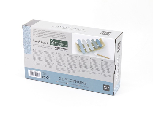 Label Label Drveni Ksilofon - Blue