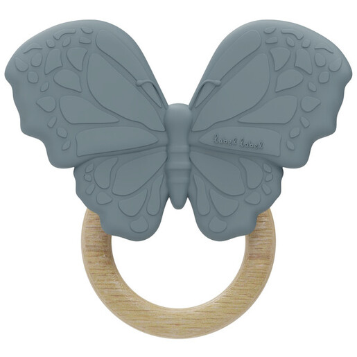Label Label silikonska Glodalica Grickalica - Leptir Blue