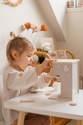 Label Label Drveni espresso aparat – Nougat