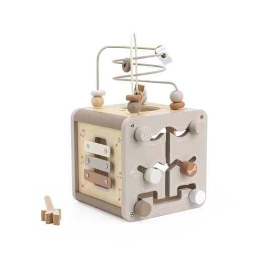 Label Label Drvena aktivnosna kocka - Nougat