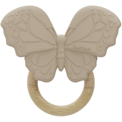 Label Label silikonska Glodalica Grickalica - Leptir Nougat