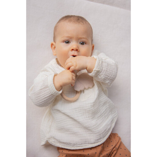 Label Label silikonska Glodalica Grickalica - Leptir Nougat