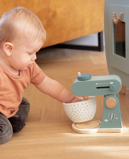 Label Label Drveni mikser - Green