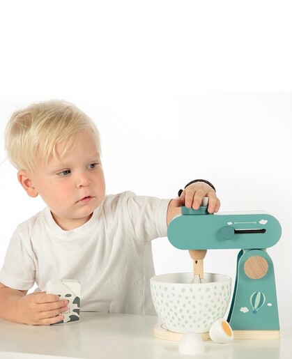 Label Label Drveni mikser - Green