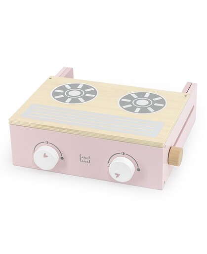 Label Label Drveni prenosni šporet - Pink