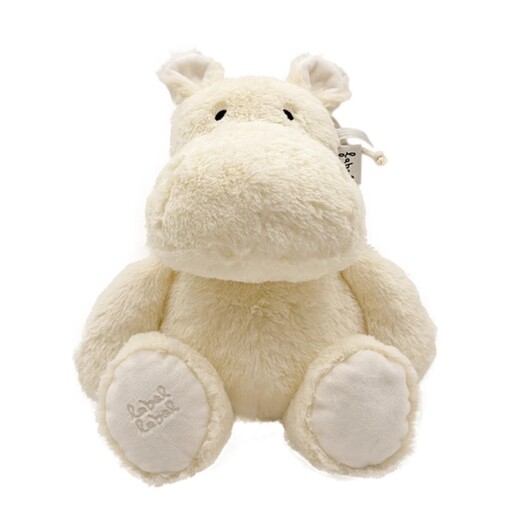 Label Label Plišana igračka – Hippo Harvey M (26cm) – Ivory