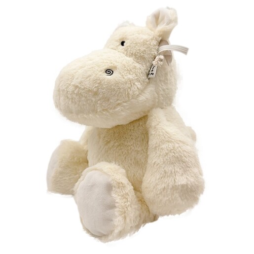 Label Label Plišana igračka – Hippo Harvey M (26cm) – Ivory