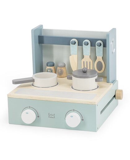 Label Label Drveni prenosni šporet - Green