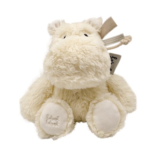 Label Label Plišana igračka – Hippo Harvey S (15cm) – Ivory
