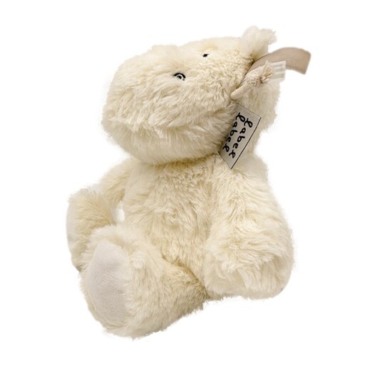 Label Label Plišana igračka – Hippo Harvey S (15cm) – Ivory