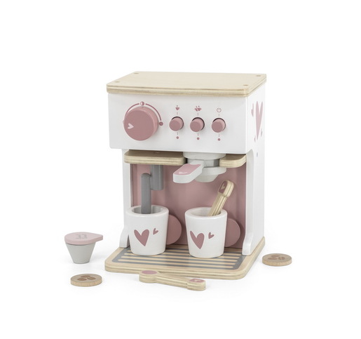 Label Label Drveni espresso aparat – Pink
