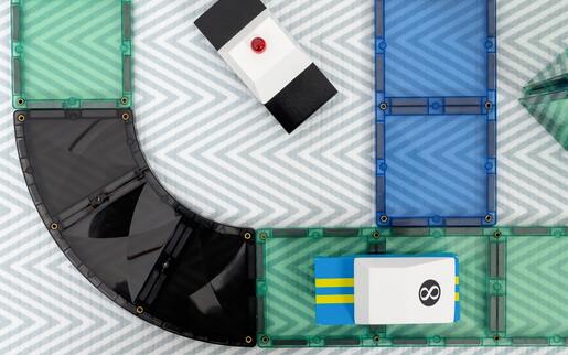 Connetix Tiles Roads- Rampe i raskrsnice (16 kom)