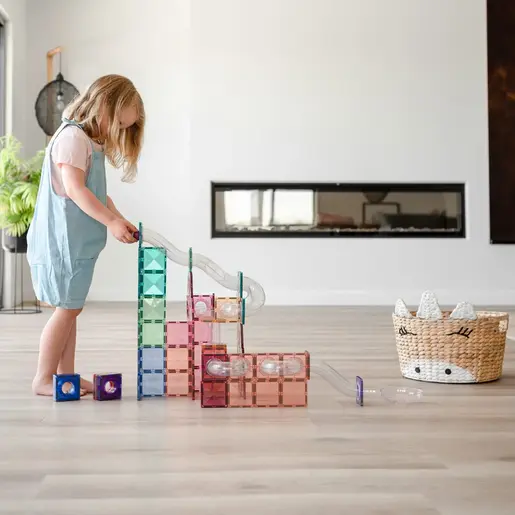 Connetix Tiles - Pastel Ball Run Expansion set (80 kom)