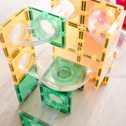 Connetix Tiles - Rainbow Ball Run Expansion set (66 kom)