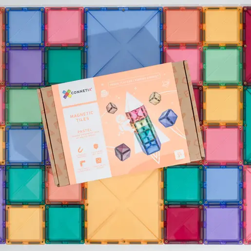 Connetix Tiles - Pastel Square set (40 kom)