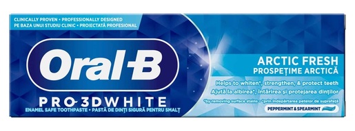 Oral-B pasta za zube PRO 3DWHITE ARCTIC FRESH, 75 ml