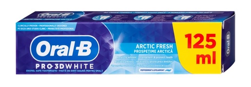 Oral-B pasta za zube PRO 3DWHITE ARCTIC FRESH, 125 ml