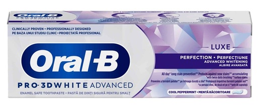 Oral-B pasta za zube PRO 3DWHITE ADVANCED PERFECTION, 75 ml