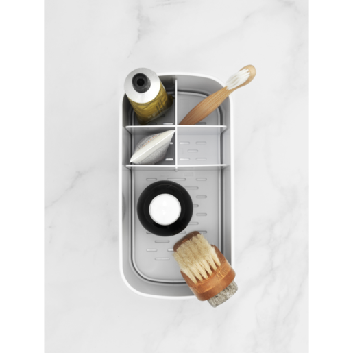 Brabantia organizator posuda za kupatilo ReNew Caddy, bijela