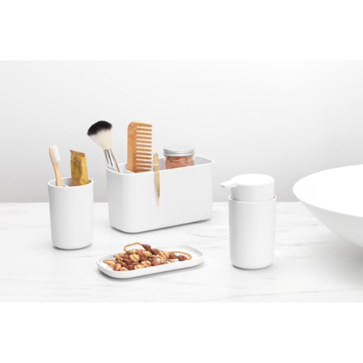 Brabantia organizator posuda za kupatilo ReNew Caddy, bijela