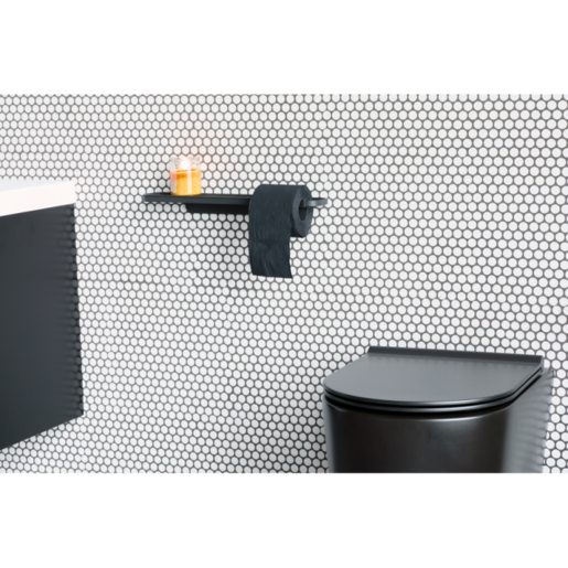 Brabantia držač toaletnog papira sa policom MindSet, mineral siva