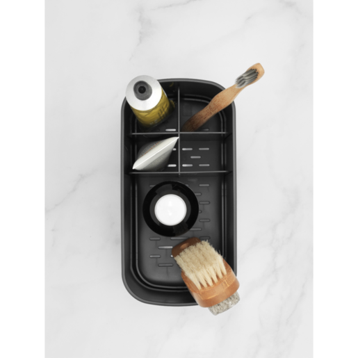 Brabantia organizator posuda za kupatilo ReNew Caddy, crna