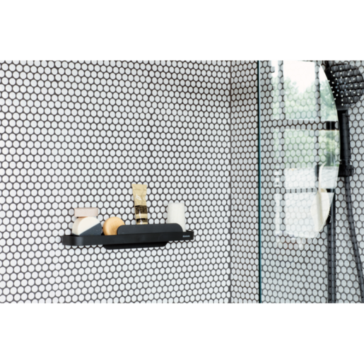 Brabantia polica za tuš sa čistačem MindSet, tamnosiva