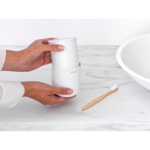 Brabantia posuda za četkice MindSet, mineral bijela