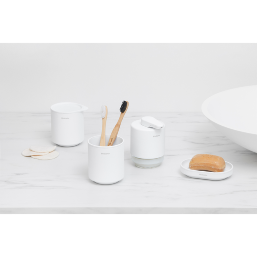 Brabantia posuda za četkice MindSet, mineral bijela