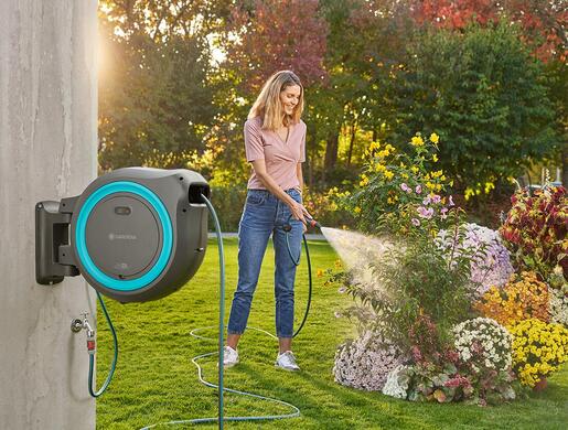 GARDENA Zidni nosač crijeva za vodu RollUp M sa crijevom 20 m