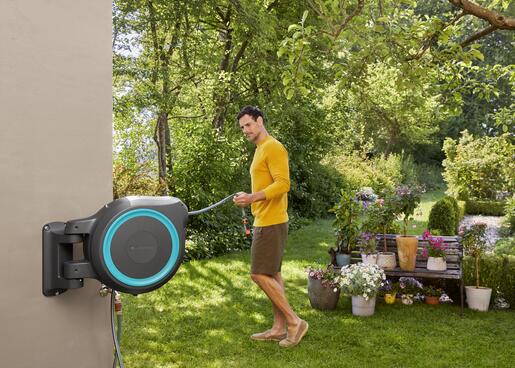 GARDENA Zidni nosač crijeva za vodu RollUp XL sa crijevom 35 m