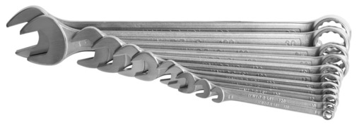 UNIOR Garnitura dugih viljuškasto-okastih ključeva u kartonskoj ambalaži 120/1