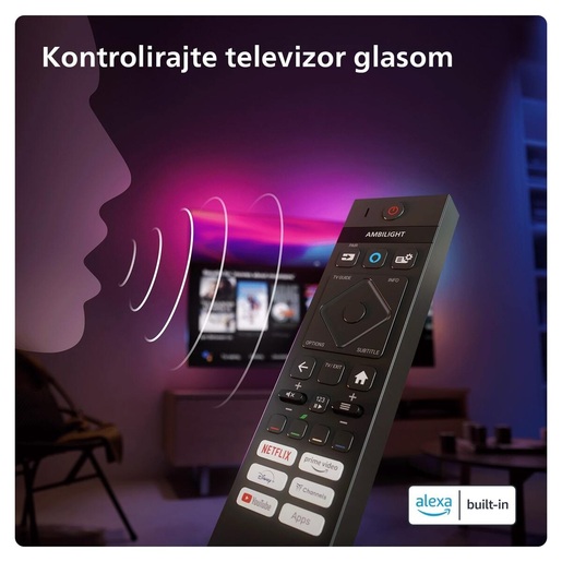 PHILIPS OLED televizor 48OLED769/12, 4K Ultra HD, Smart TV,  Google TV™, Ambilight s 3 strane, VRR 120 Hz, P5 AI perfect, Metalni okvir   **MODEL 2024**