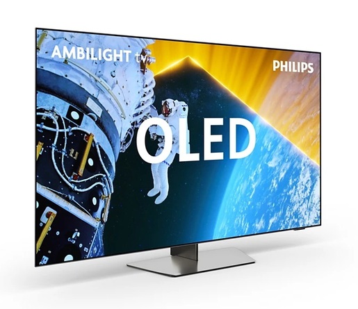 PHILIPS OLED televizor 65OLED819/12,  4K Ultra HD, Smart TV, Android, Ambilight s 3 strane, VRR 120 Hz, P5 AI perfect picture engine, Srebreni   **MODEL 2024**