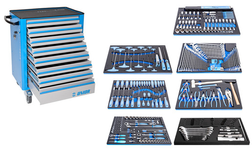 UNIOR Kolica za alat 940EV6 s garniturom alata