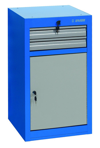 UNIOR Ormar, uži, s 2 ladice i vratima 475x650x870mm 990NDD2