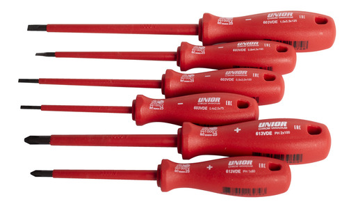 UNIOR Izvijači VDE u garnituri 6-dijelni set 603CS6AVDE