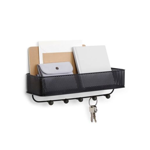 Umbra zidna vješalica Estique, crna