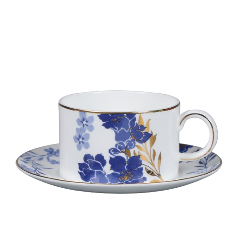 Dalton cvjetna porculanska šolja i tanjir, set 6 komada